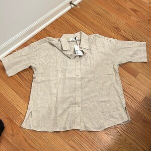 Yanak med handmade shirt  75% linen 25% royal linen